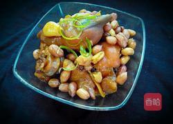 姜葱花生焖猪蹄的做法图解19