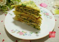 韩式鸡蛋葱花饼的做法图解12