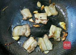 有机花菜炒肉的做法图解5