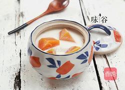 木瓜炖牛奶的做法图解7