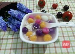 甜酒彩色小汤圆的做法图解15
