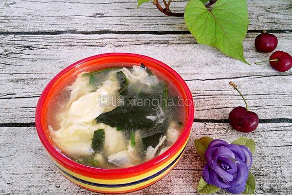 菠菜鸡蛋汤