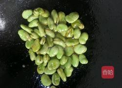 蚕豆炒蒜苗的做法图解6