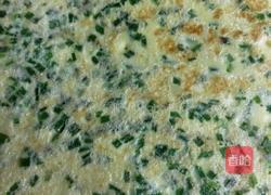 韭菜虾皮鸡蛋饼的做法图解5