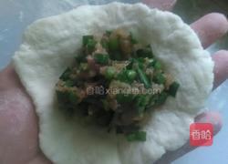 油渣韭菜馅饼的做法图解4