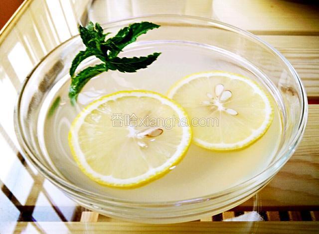 薏米柠檬水
