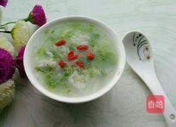 虾米青菜粥的做法图解11
