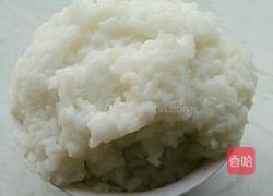 虾米青菜粥的做法图解1