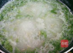虾米青菜粥的做法图解7