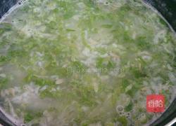 虾米青菜粥的做法图解8