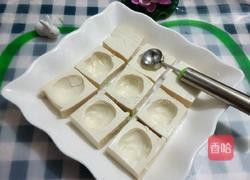 肉馅酿豆腐的做法图解3