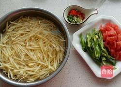 家常土豆丝的做法图解2