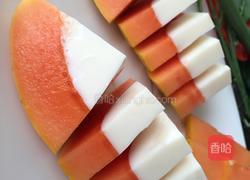 木瓜牛奶冻的做法图解5