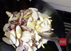 高笋炒肉的做法图解6