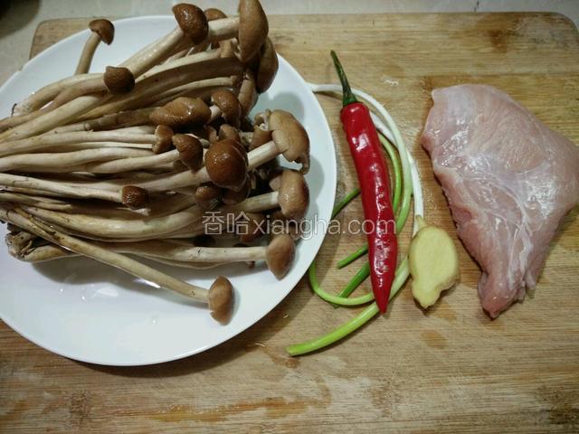 备好如图所示食材