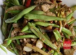 豆角炒肉丝的做法图解5