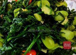 韭菜炒蚕豆的做法图解4