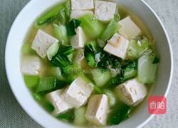 小白菜豆腐汤的做法图解9