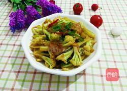 五花肉炒花菜的做法图解10