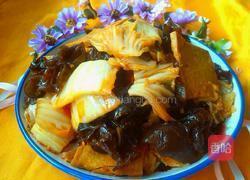 白菜炒木耳的做法图解7