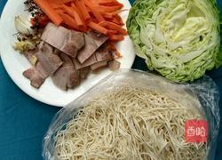 炒面线的做法图解1