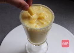 菠萝奶昔的做法图解4