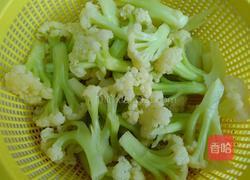 清炒有机花菜的做法图解3
