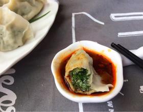 茴香苗素水饺[图]