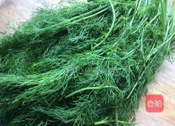 茴香苗素水饺的做法图解1