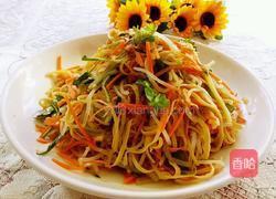 豆芽拌三丝的做法图解8