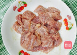 菠萝炒肉片的做法图解3