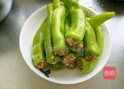 虎皮酿肉尖椒的做法图解6