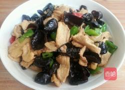 鸡肉炒木耳的做法图解8