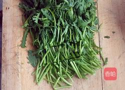 清炒茼蒿的做法图解1