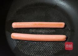 香肠卷三明治的做法图解1