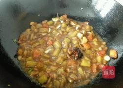 家常肉丁炒茄子的做法图解4