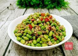 毛豆米炒肉末的做法图解9