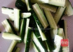 小白菜拌黄瓜的做法图解2