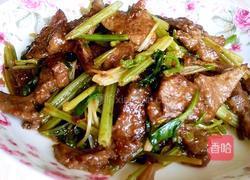 芹菜炒猪肝的做法图解4