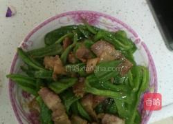 青椒炒肉片的做法图解6