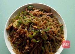 榨菜苕粉肉丝的做法图解4