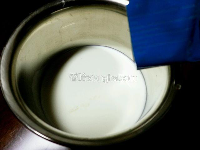 菌粉放入