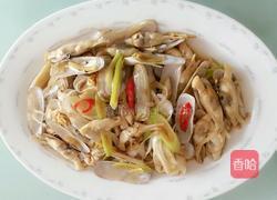 姜葱炒蛏子的做法图解8