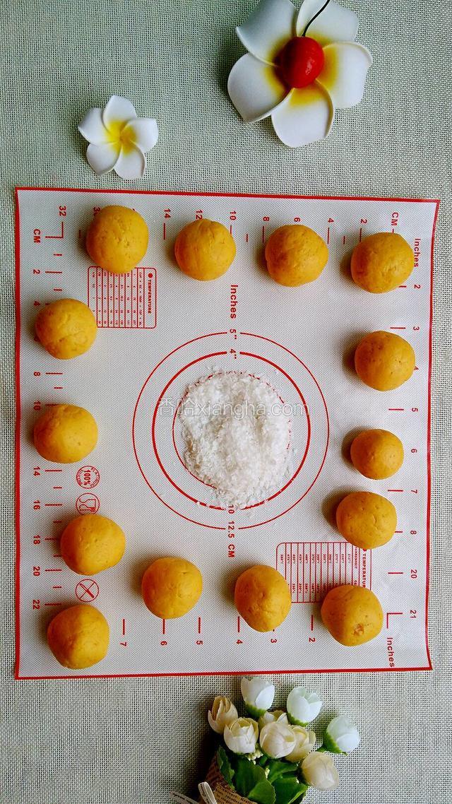 分成一般大小的小剂子。
