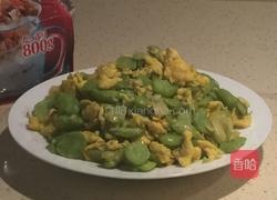 蚕豆炒鸡蛋的做法图解5