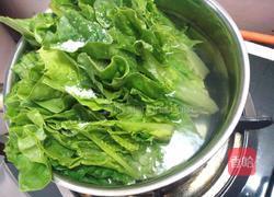 白灼油麦菜的做法图解4