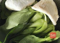 油菜蘑菇的做法图解2