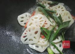 炒莲藕的做法图解8