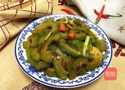 干煸苦瓜的做法图解9