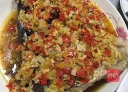 辣椒蒸鱼头的做法图解6